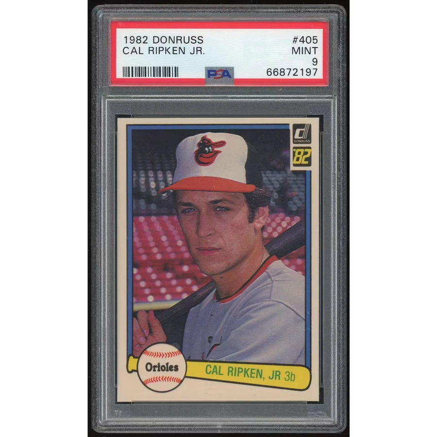 Cal Ripken Jr. 1982 Donruss #405 Rookie Card | PSA 9