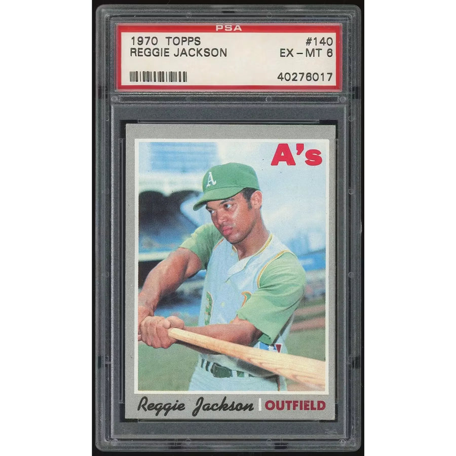 1970 Topps #140 Reggie Jackson Baseball Card | PSA 6