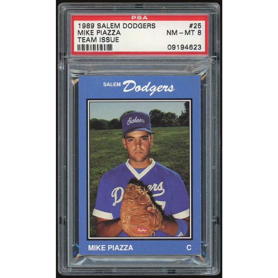Mike Piazza 1989 Salem Team Issue #25 | PSA 8