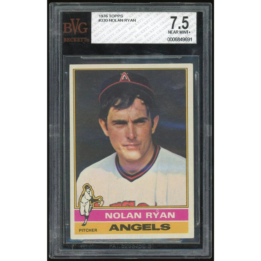 Nolan Ryan 1976 Topps #330 Baseball Card | BVG 7.5