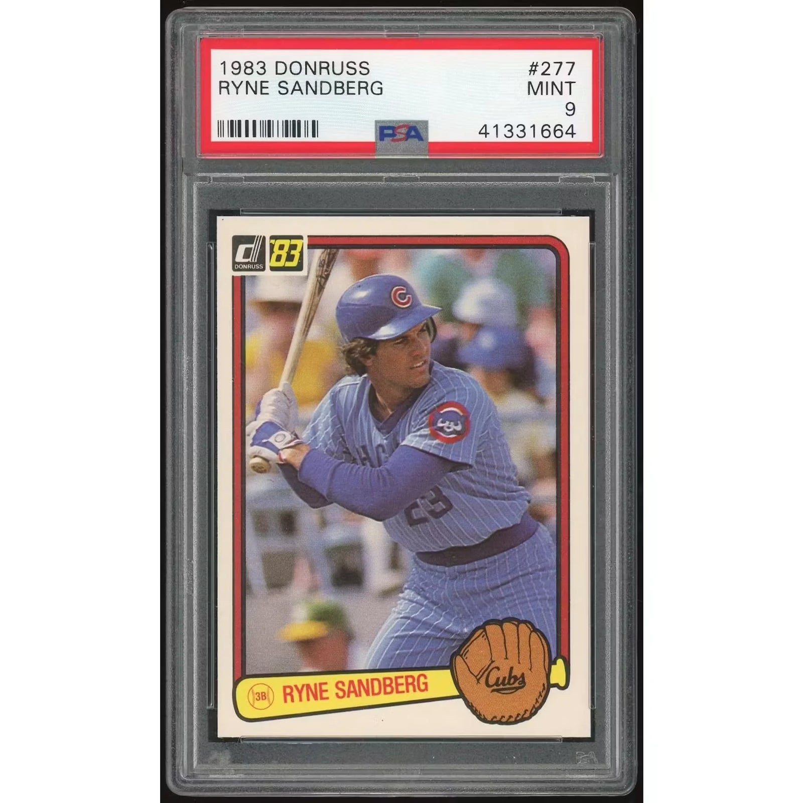 Ryne Sandberg 1983 Donruss #277 Rookie Card | PSA 9