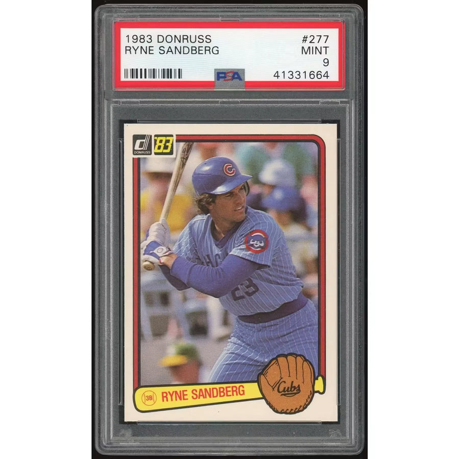 Ryne Sandberg 1983 Donruss #277 Rookie Card | PSA 9