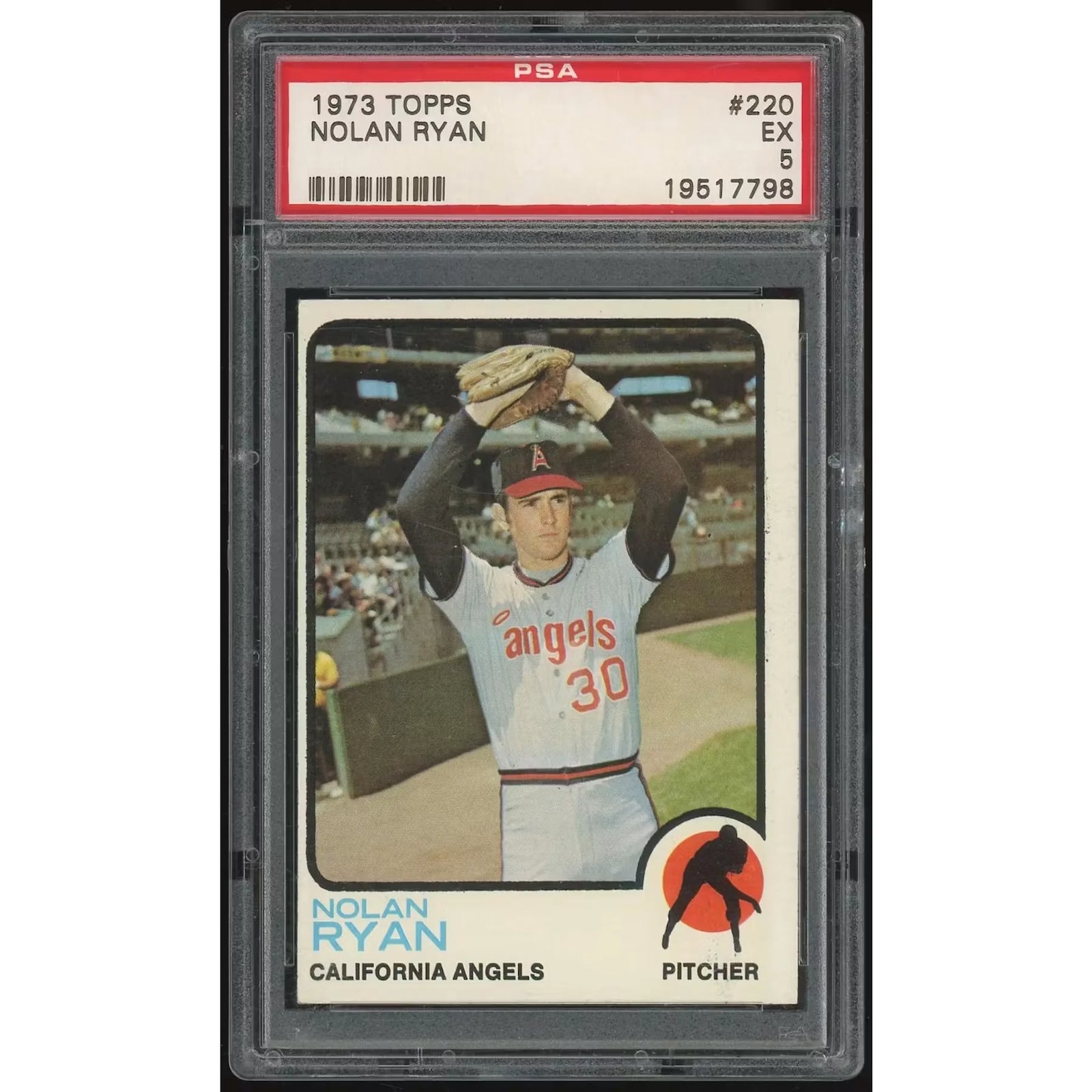 1973 Topps #220 Nolan Ryan PSA 5 *7798