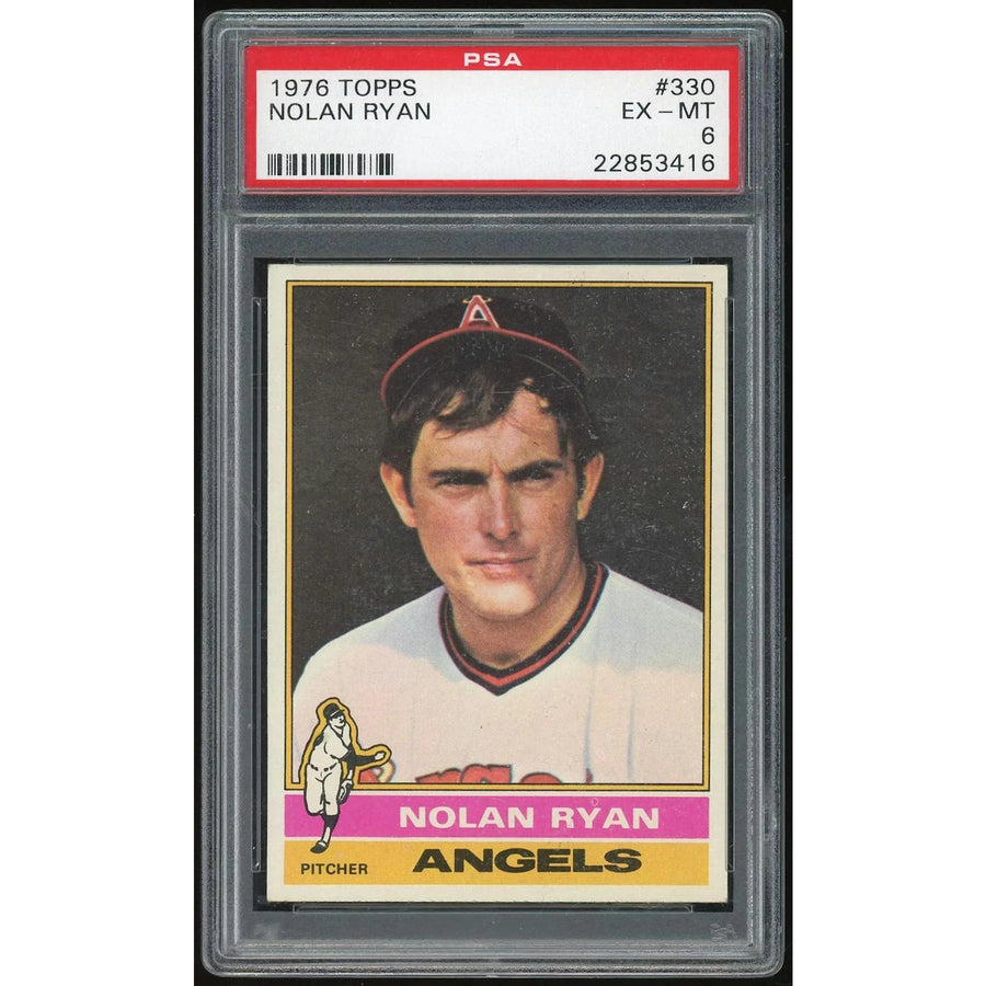 Nolan Ryan 1976 Topps #330 Baseball Card | PSA 6