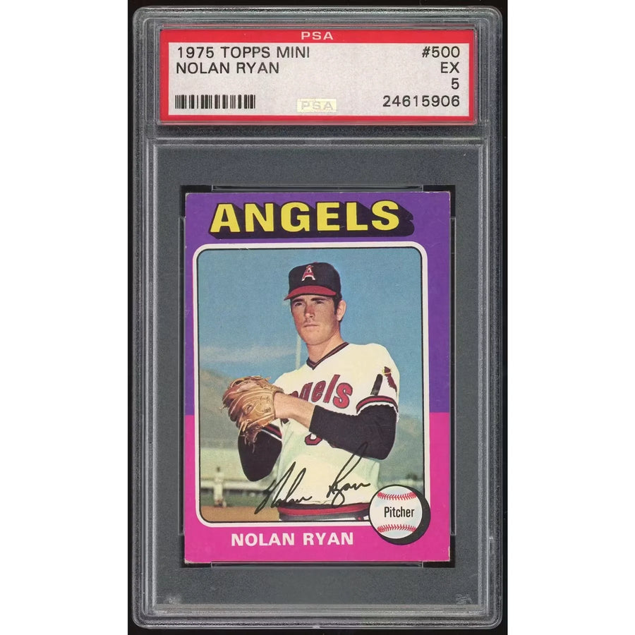Nolan Ryan 1975 Topps Mini Card #500 | PSA 5