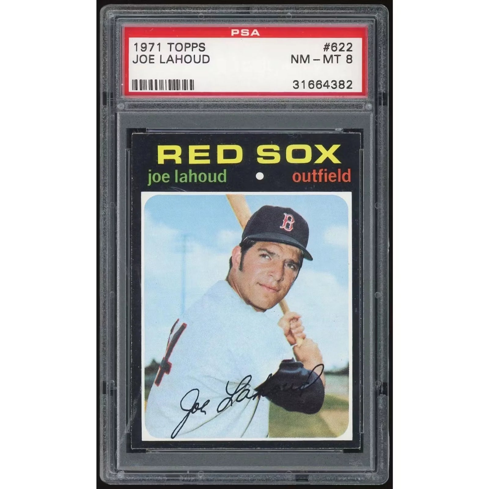 Joe Lahoud 1971 Topps #622 Baseball Card | PSA 8