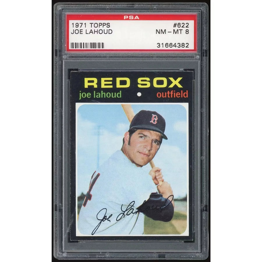 Joe Lahoud 1971 Topps #622 Baseball Card | PSA 8