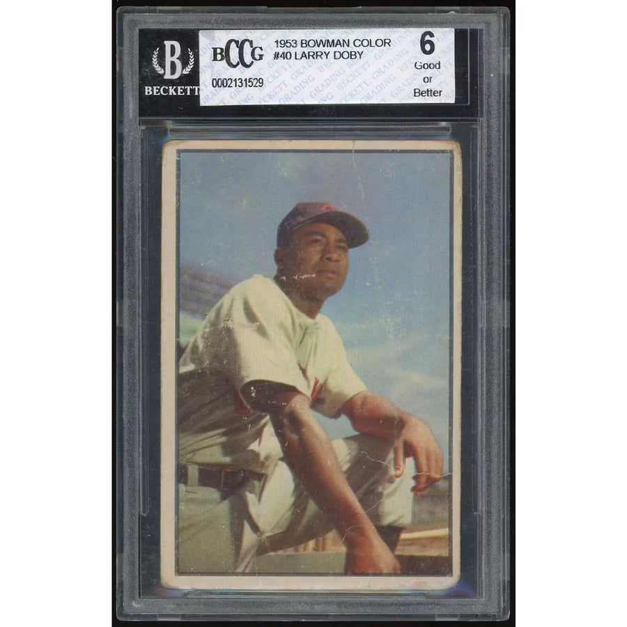 Larry Doby 1953 Bowman Color Card #40 | BCCG 6