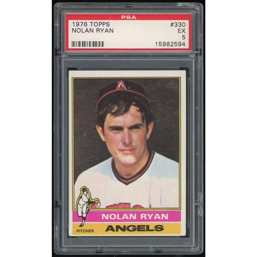 Nolan Ryan 1976 Topps #330 Baseball Card | PSA 5