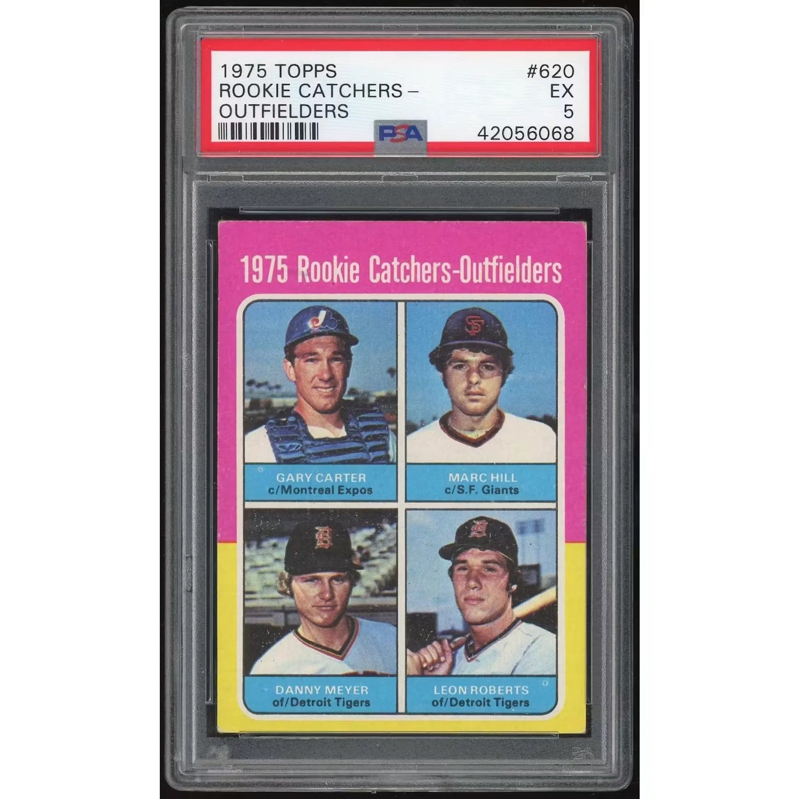 1975 Topps #620 Gary Carter Rookie Card | PSA 5