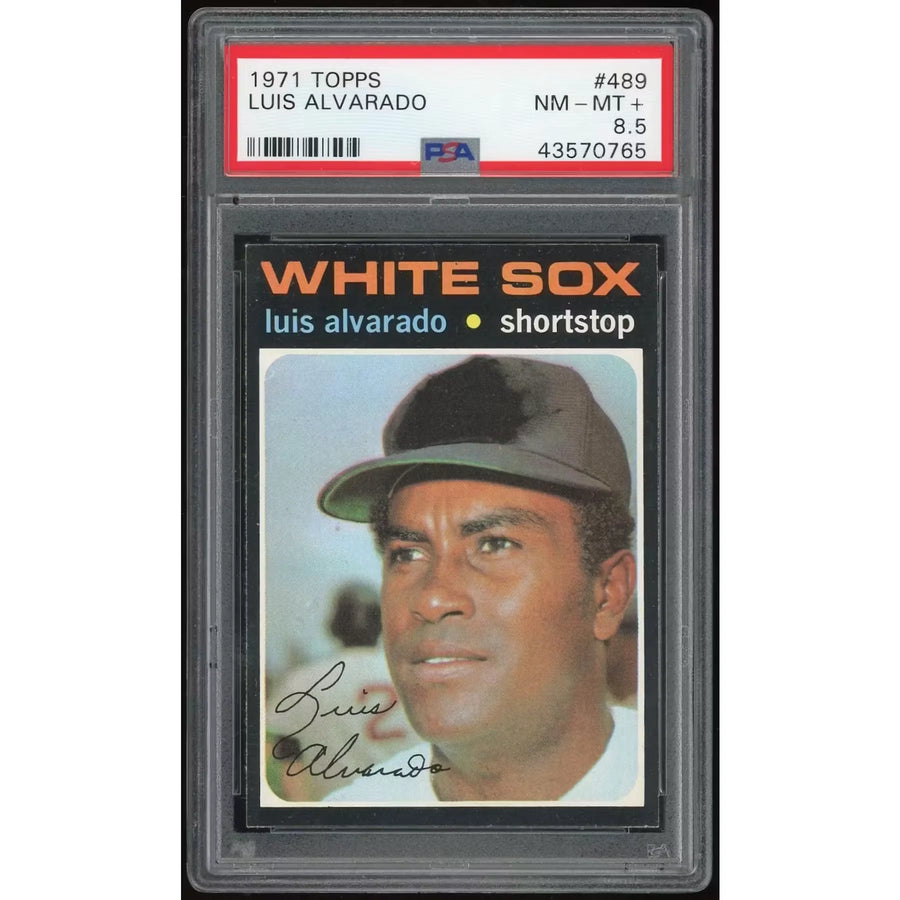 Luis Alvarado 1971 Topps #489 Baseball Card | PSA 8.5