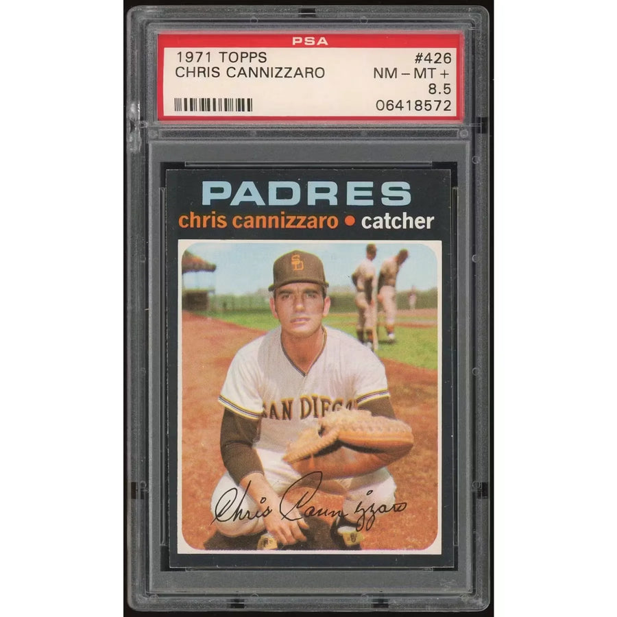 Chris Cannizzaro 1971 Topps #426 Baseball Card | PSA 8.5