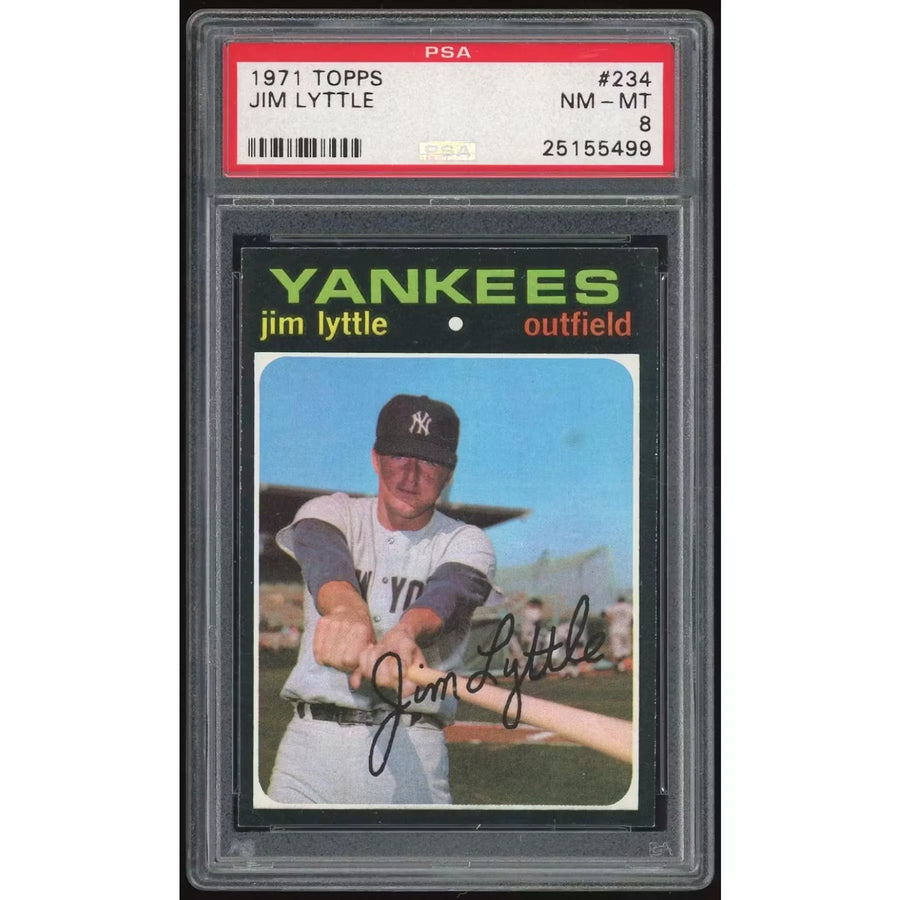 Jim Lyttle 1971 Topps #234 Baseball Card | PSA 8