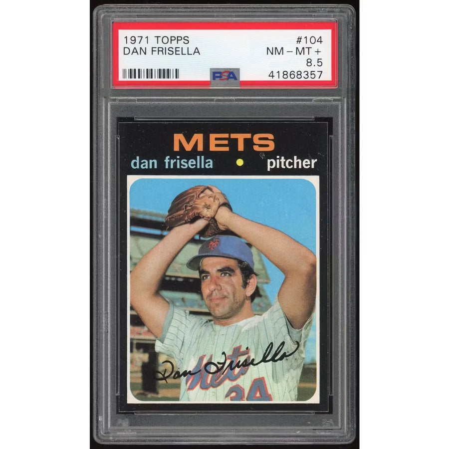 Dan Frisella 1971 Topps #104 Baseball Card | PSA 8.5