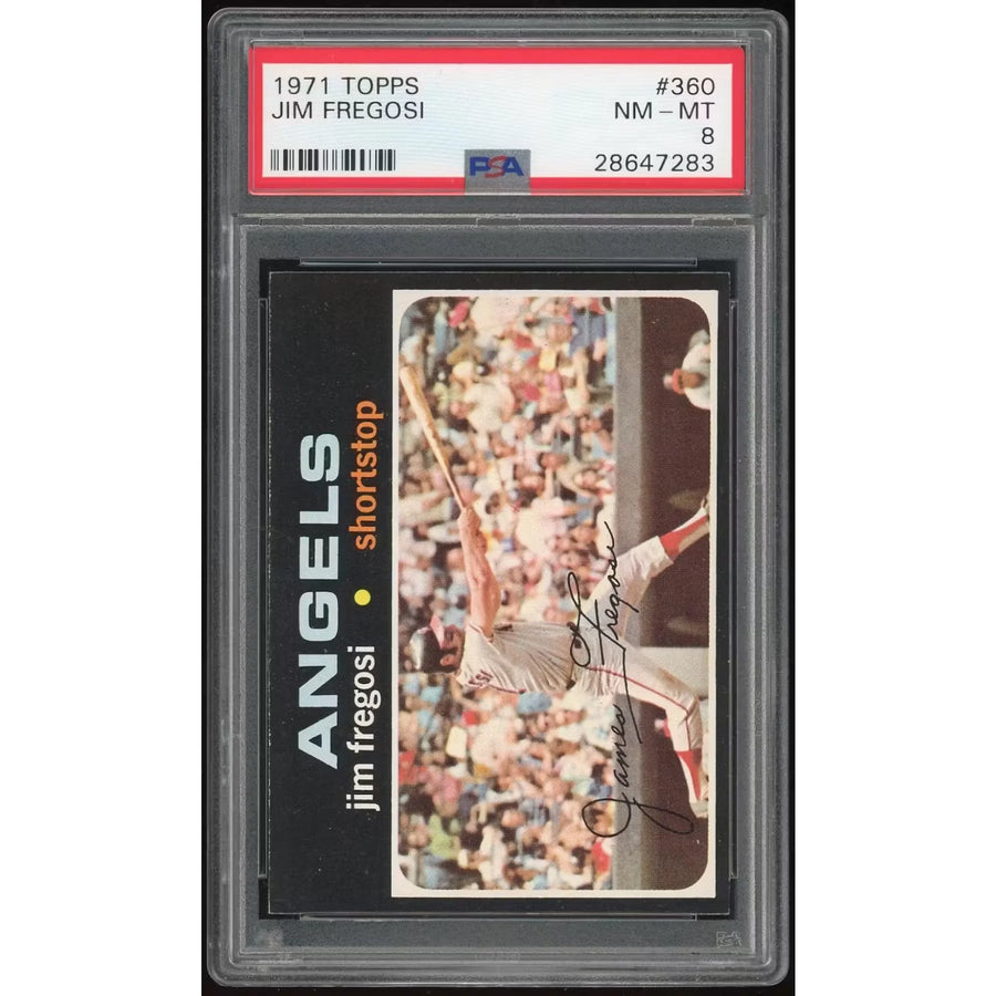 Jim Fregosi 1971 Topps #360 Baseball Card | PSA 8