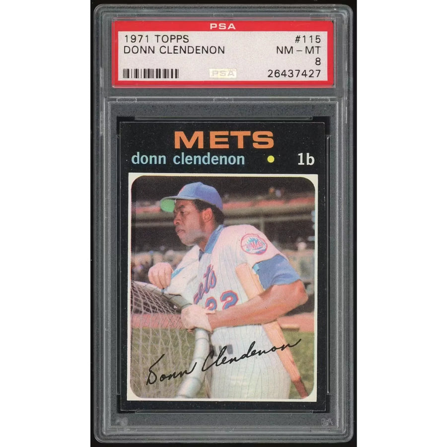 Donn Clendenon 1971 Topps #115 Card | PSA 8