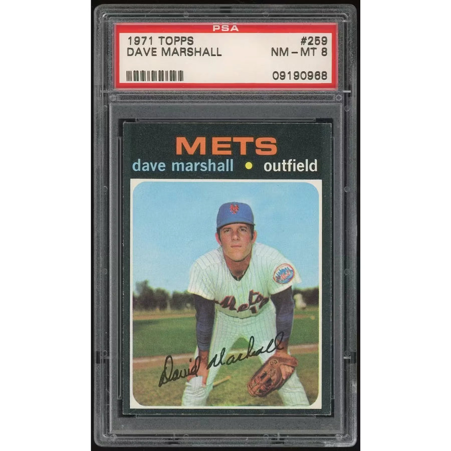Dave Marshall 1971 Topps #259 Baseball Card | PSA 8