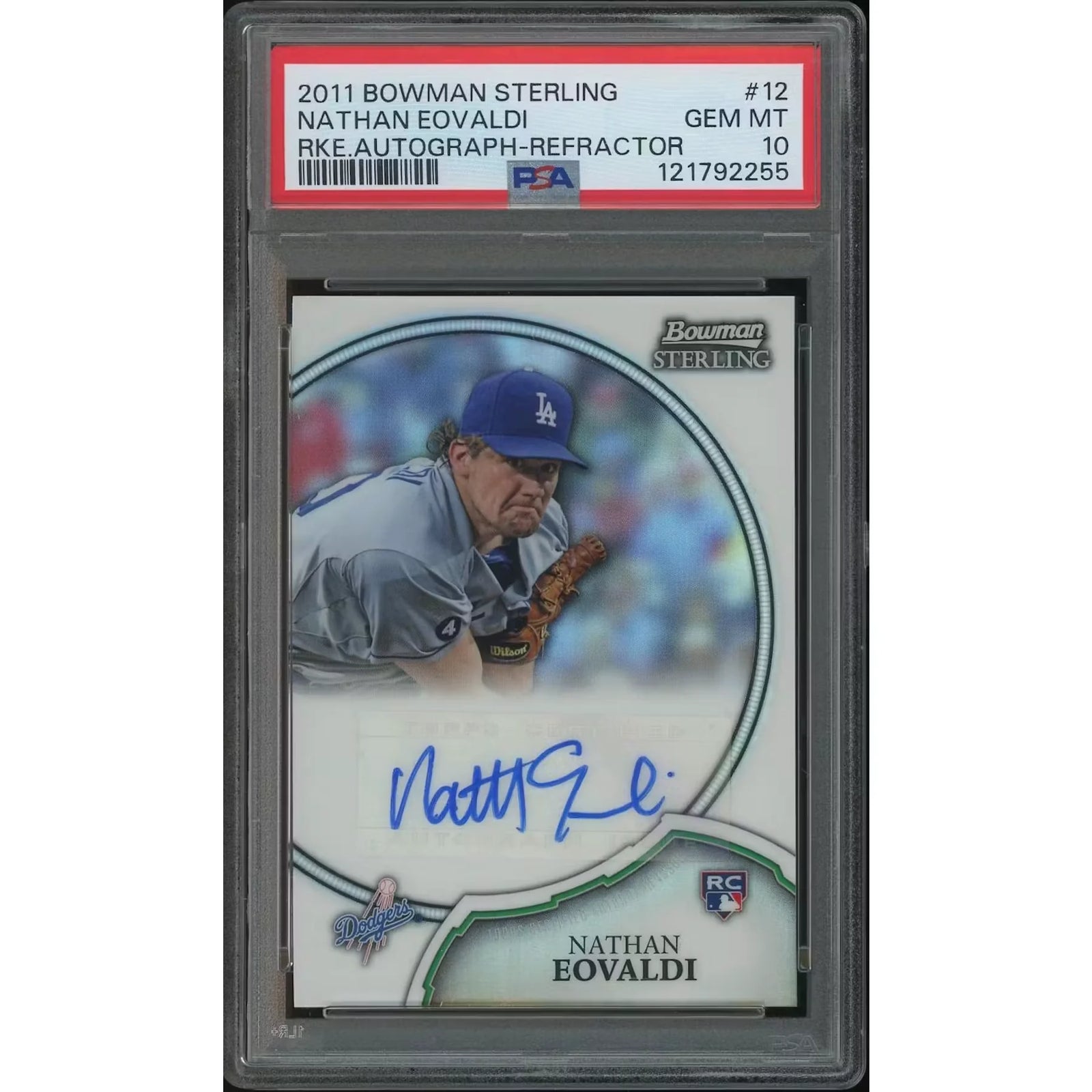 Nathan Eovaldi Signed 2011 Bowman Sterling Rookie Card | PSA 10 Gem Mint