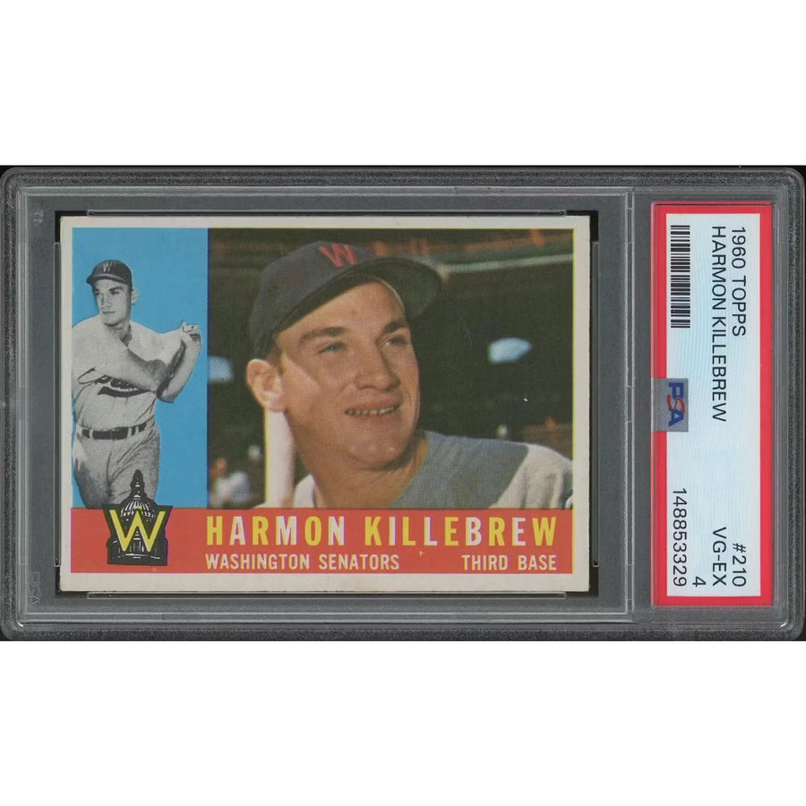 Harmon Killebrew 1960 Topps Baseball Card #210 | PSA 4 VG-EX