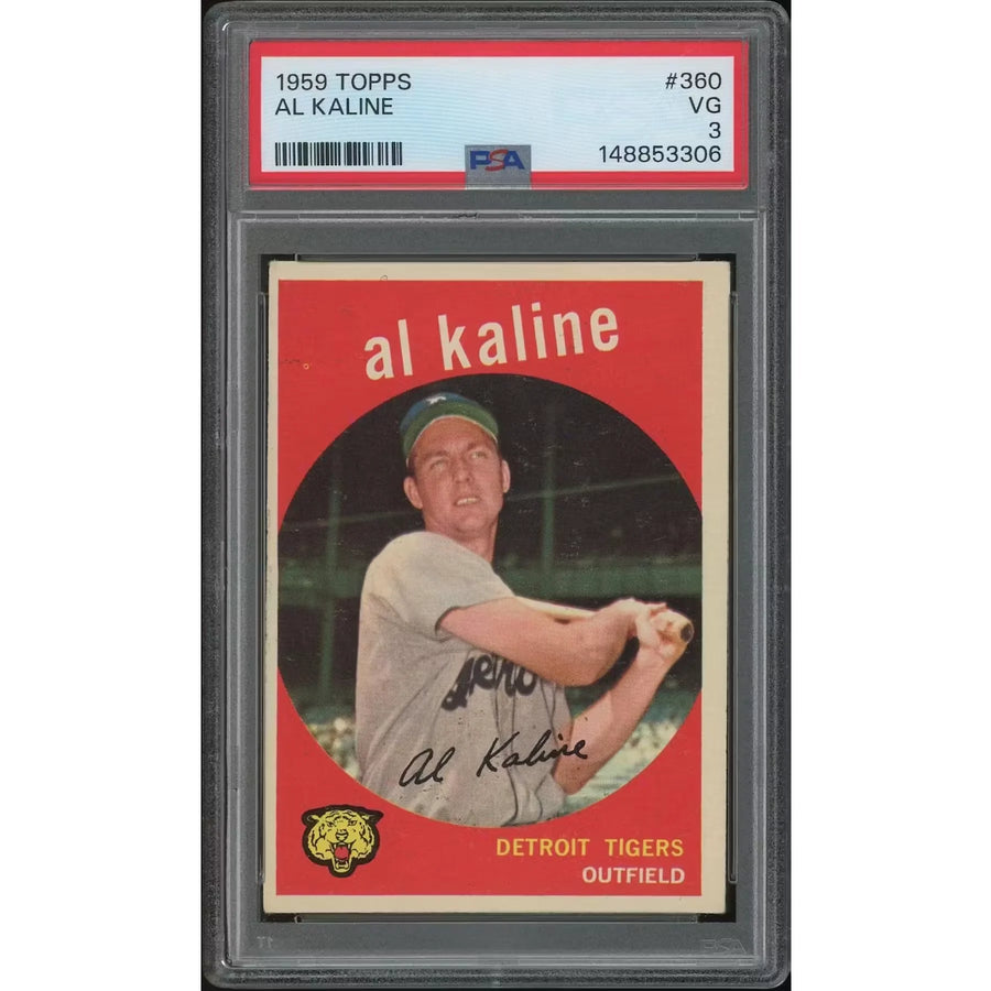 Al Kaline 1959 Topps Baseball Card #360 | PSA 3 (VG)