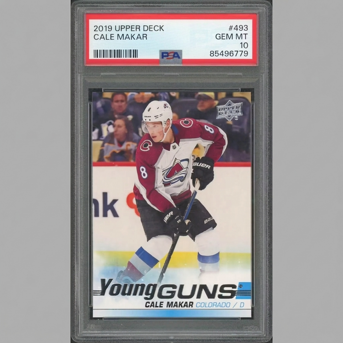 Cale Makar 2019 Upper Deck Young Guns #493 | PSA 10 | P1979294