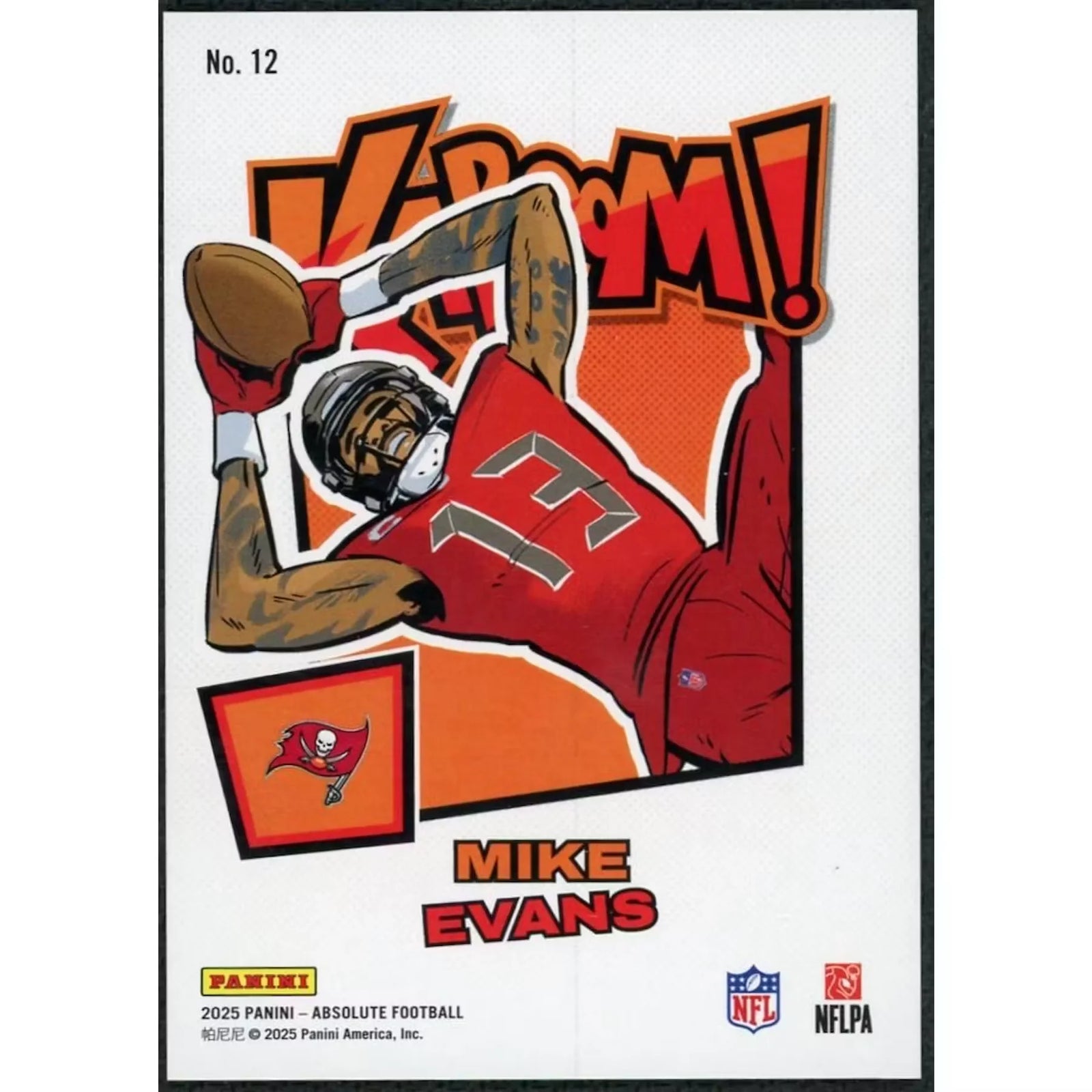 Mike Evans 2025 Panini Absolute Kaboom Card | #12