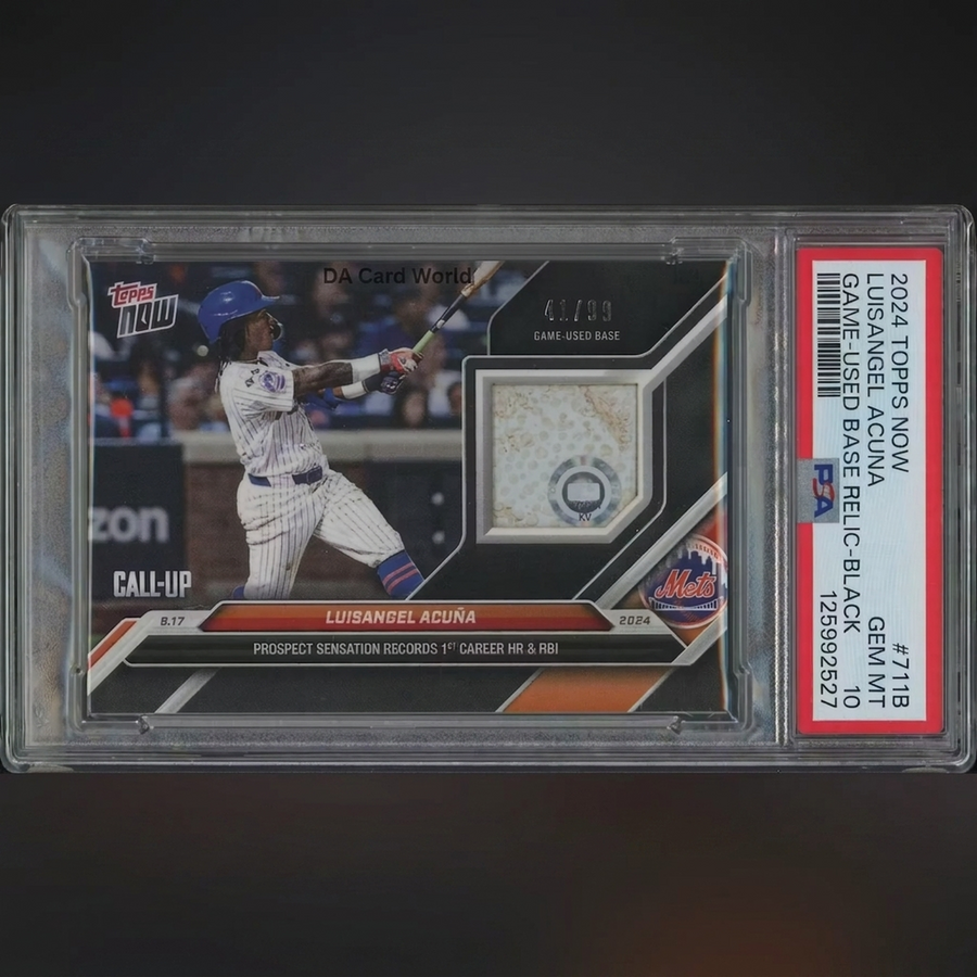 Luisangel Acuna 2024 Topps Now #711B Rookie Card | PSA 10 Gem Mint