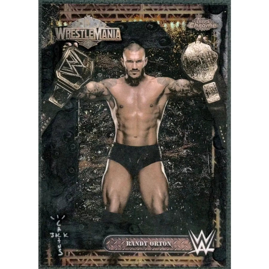 Randy Orton Cactus Jack Card | 2025 Topps Chrome Wrestlemania