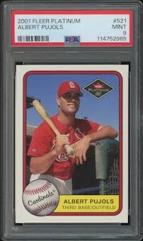 Albert Pujols 2001 Topps Chrome #596 Rookie Card | PSA 8