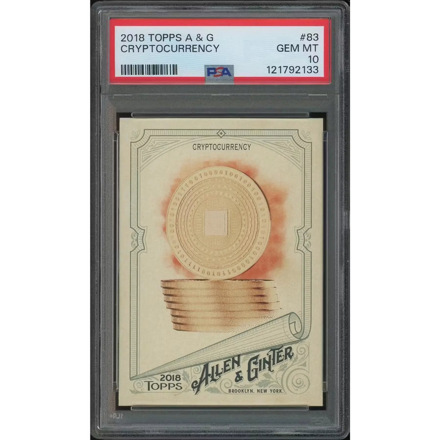 2018 Topps Allen & Ginter Baseball #83 Cryptocurrency PSA 10 (GEM MT) - D2