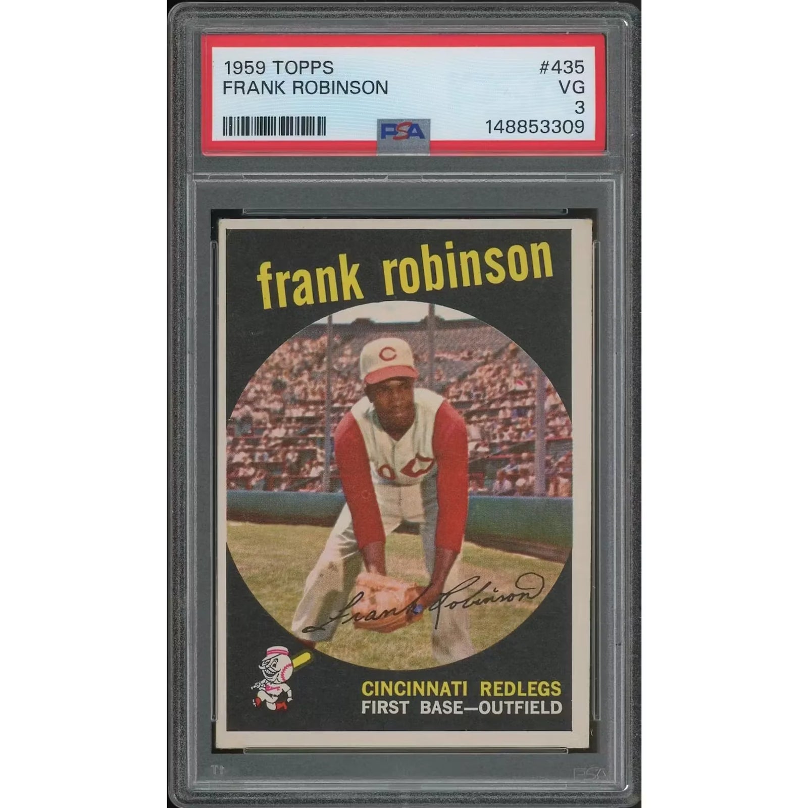 Frank Robinson 1959 Topps Baseball #435 | PSA 3 (VG)