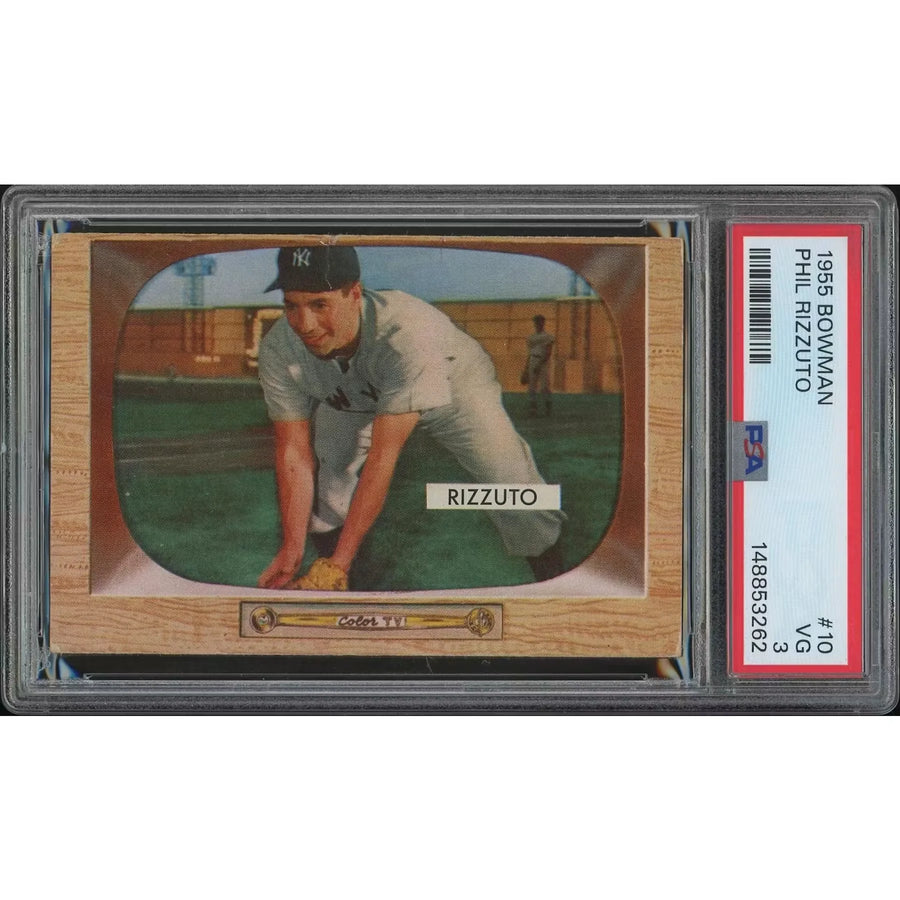 1955 Bowman Baseball #10 Phil Rizzuto | PSA 3 (VG)