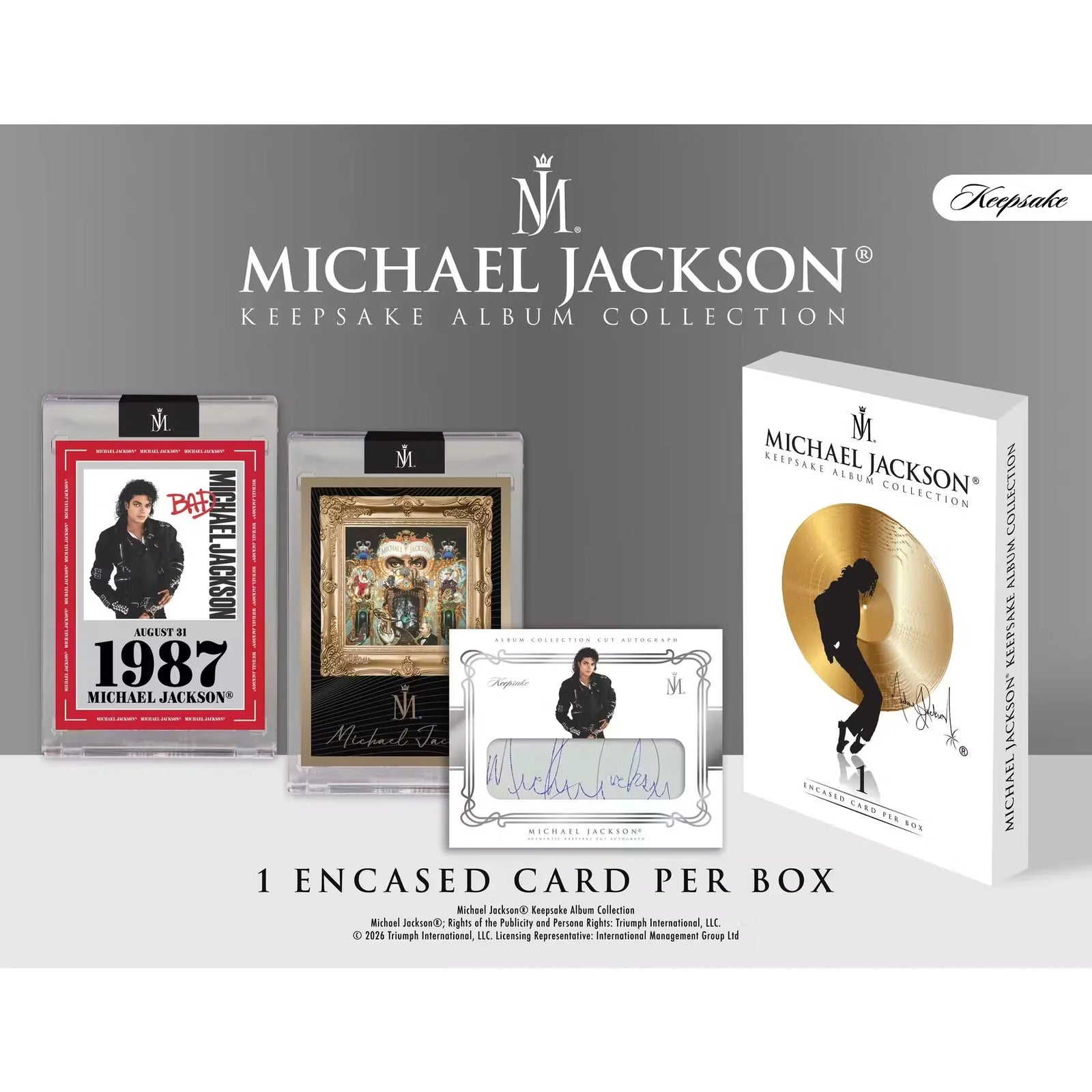 2026 Keepsake Michael Jackson Album Collection Spotlight Series Hobby Box