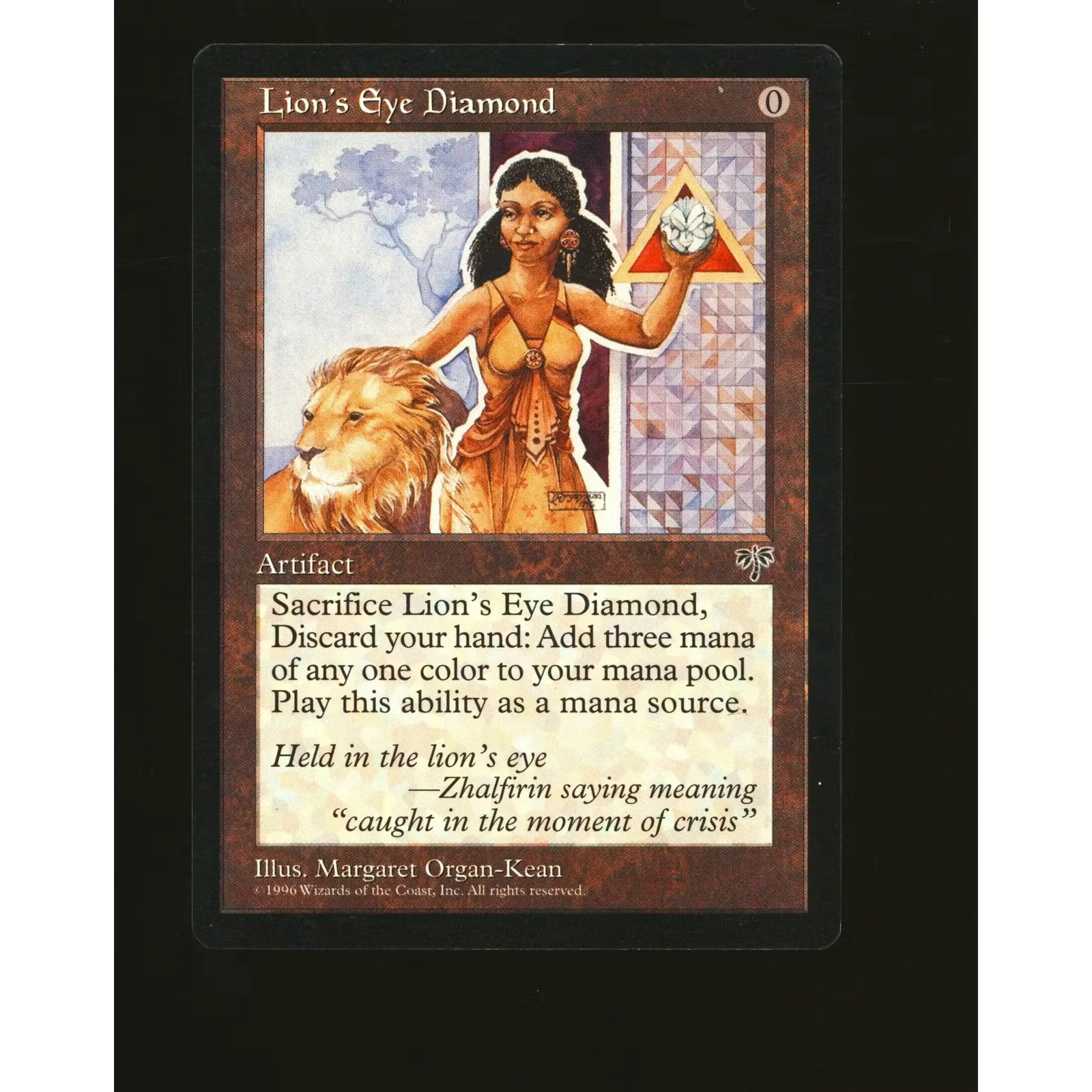 Lion's Eye Diamond Mirage Magic Card | Lightly Played