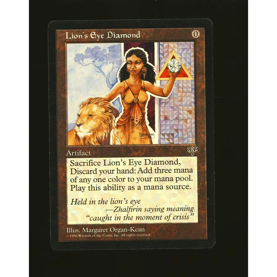 Lion's Eye Diamond Mirage Magic Card | Lightly Played