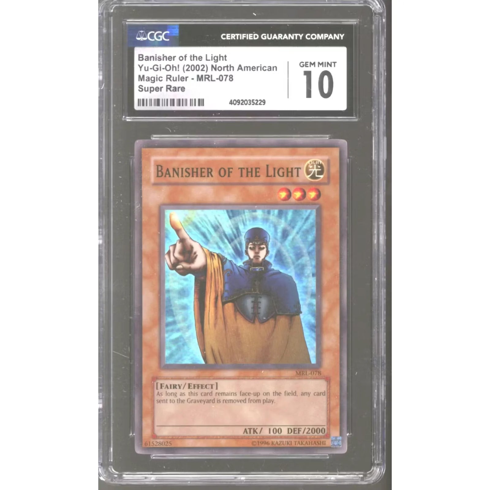 Yu-Gi-Oh Banisher of the Light MRL-78 | CGC 10 Gem Mint