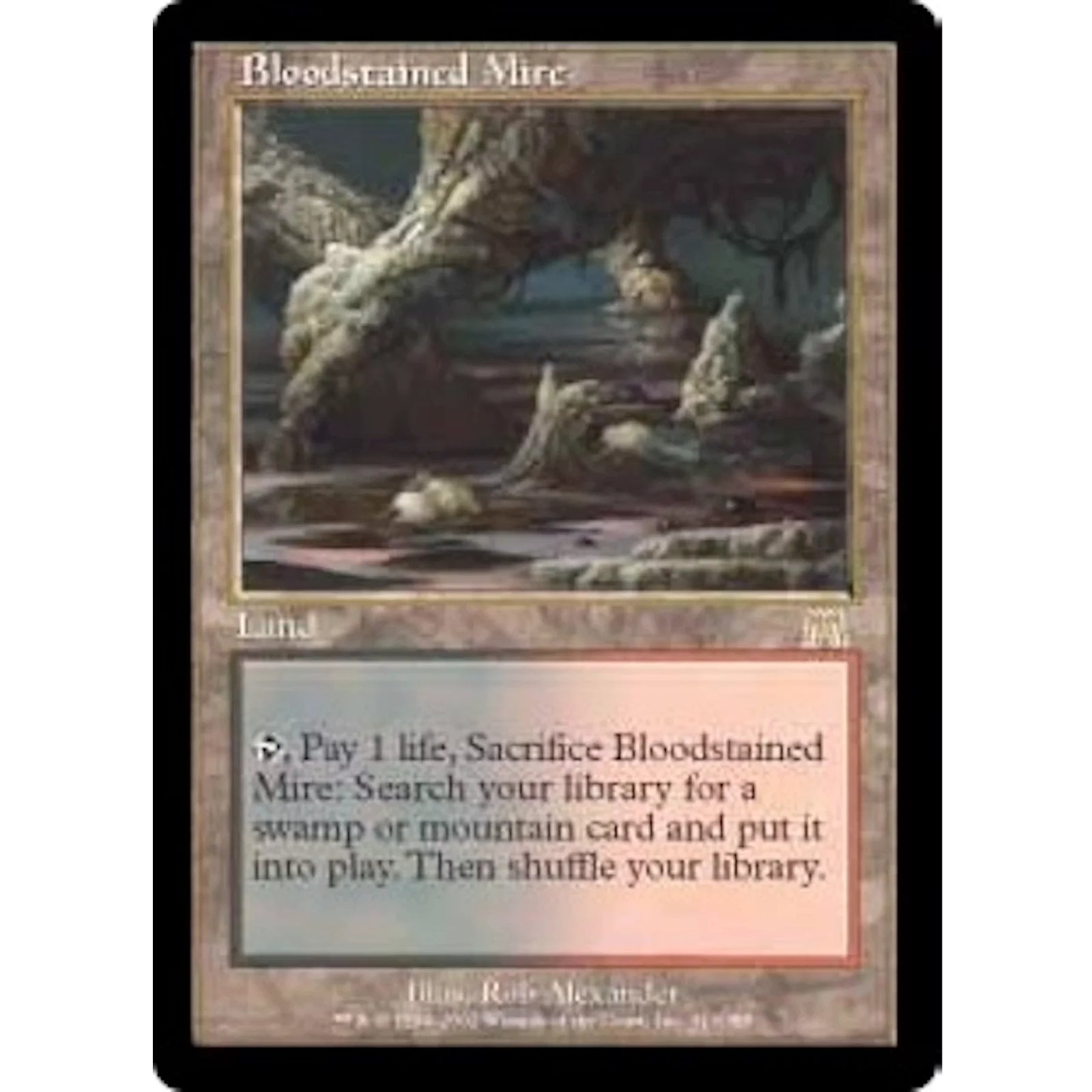 Bloodstained Mire Onslaught Magic Card | Moderate Play