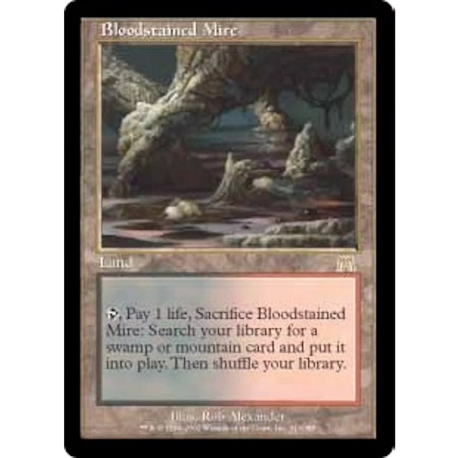 Bloodstained Mire Onslaught Magic Card | Moderate Play