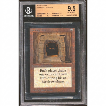 Howling Mine Magic the Gathering Alpha | BGS 9.5 Gem Mint