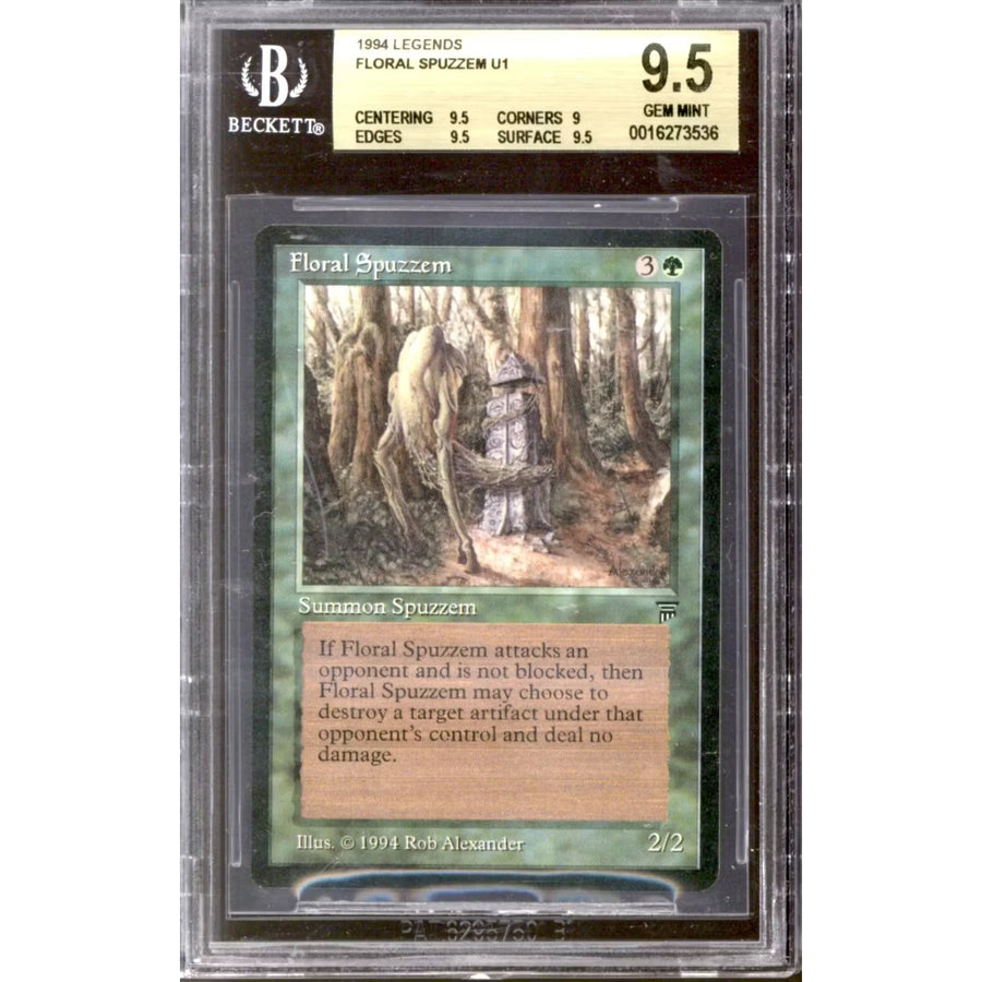 Floral Spuzzem Magic the Gathering Legends | BGS 9.5 Gem Mint