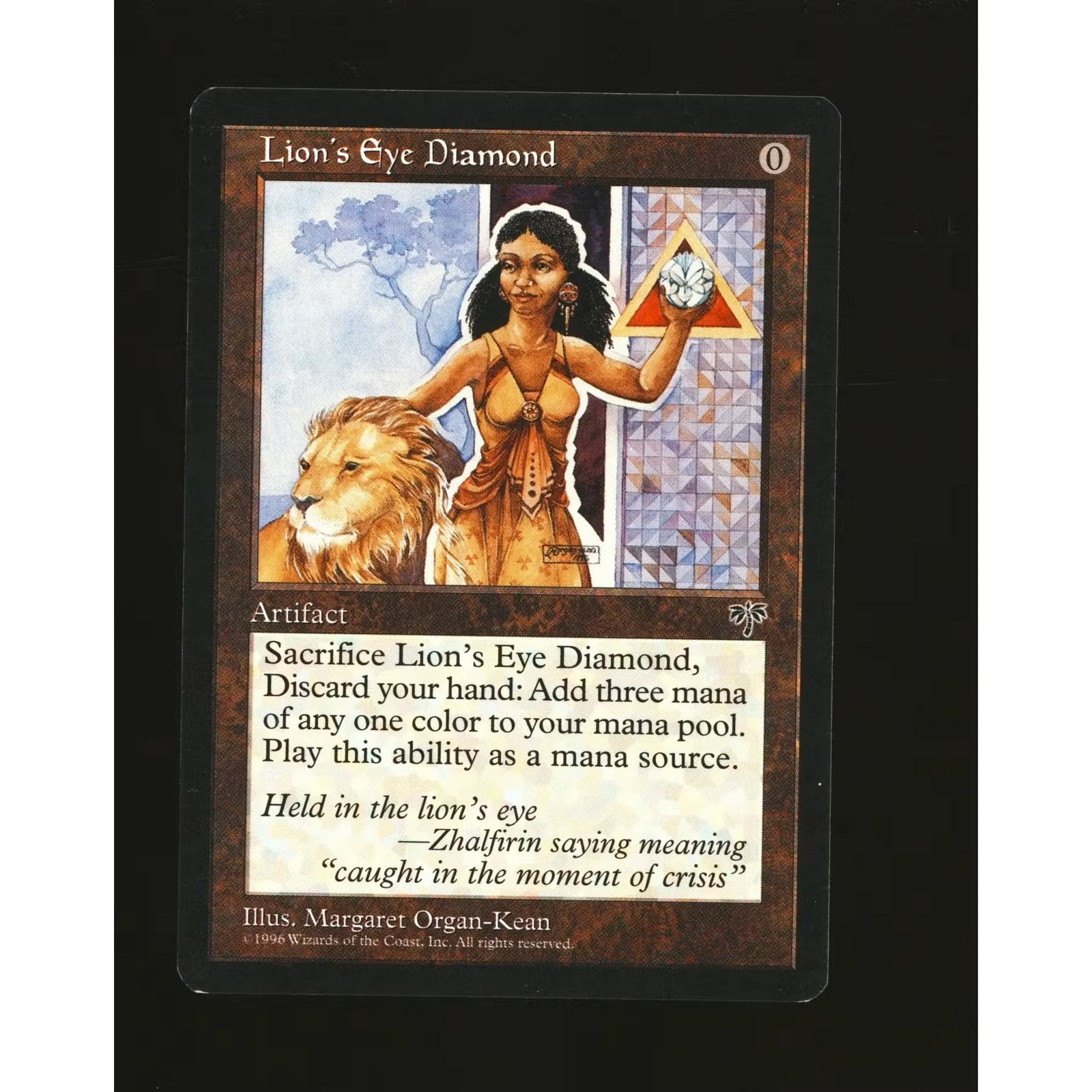 Lion's Eye Diamond Mirage Magic Card | Near Mint