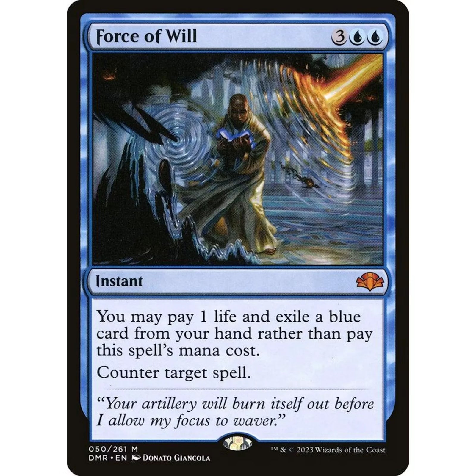 Force of Will Magic the Gathering | Dominaria Remastered Near Mint