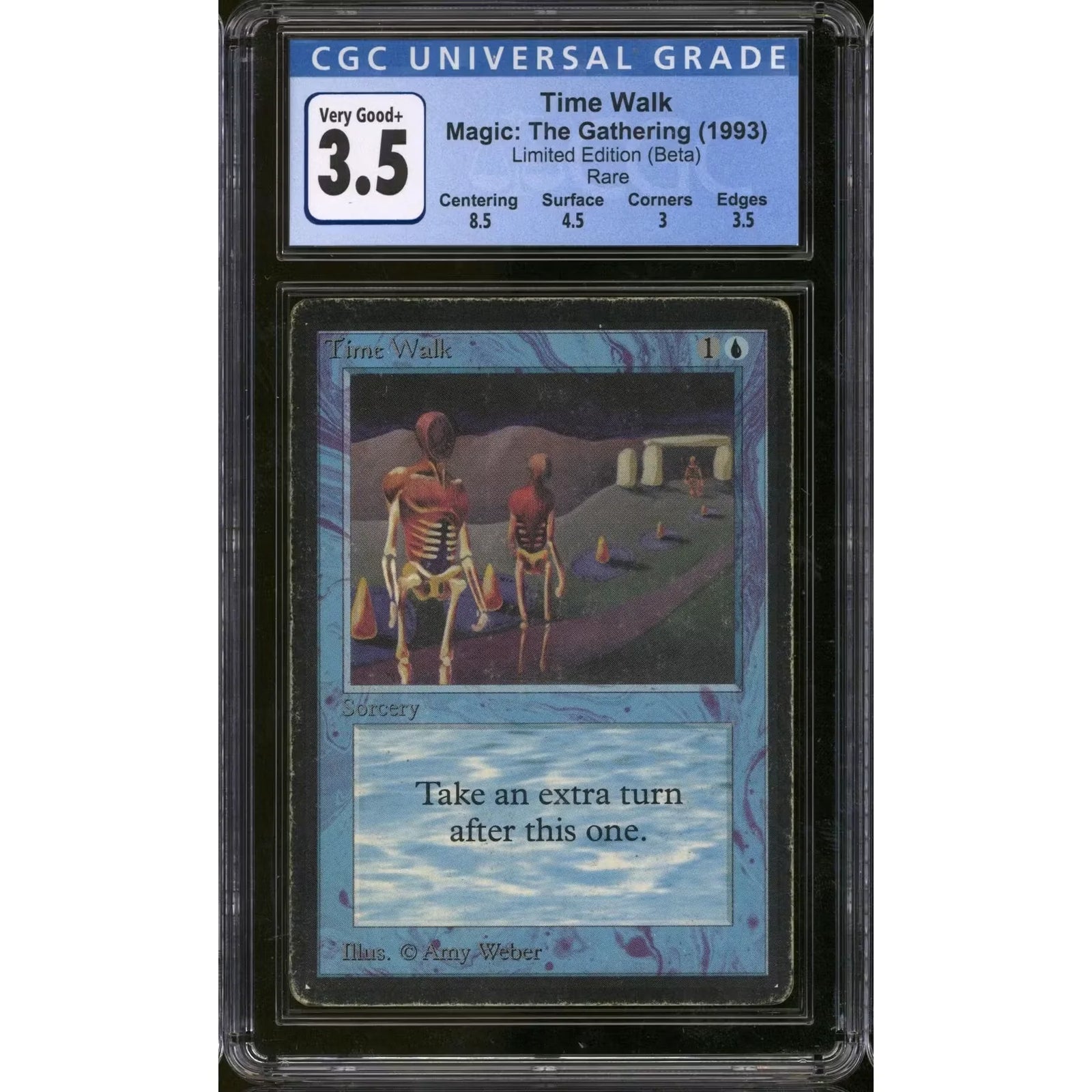 Magic the Gathering Beta Time Walk | CGC 3.5 Graded
