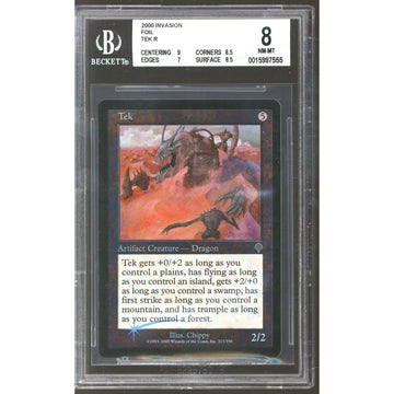 Tek Foil Magic the Gathering Card | Invasion Rare BGS 8