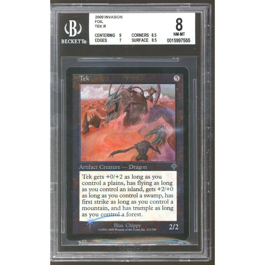 Tek Foil Magic the Gathering Card | Invasion Rare BGS 8