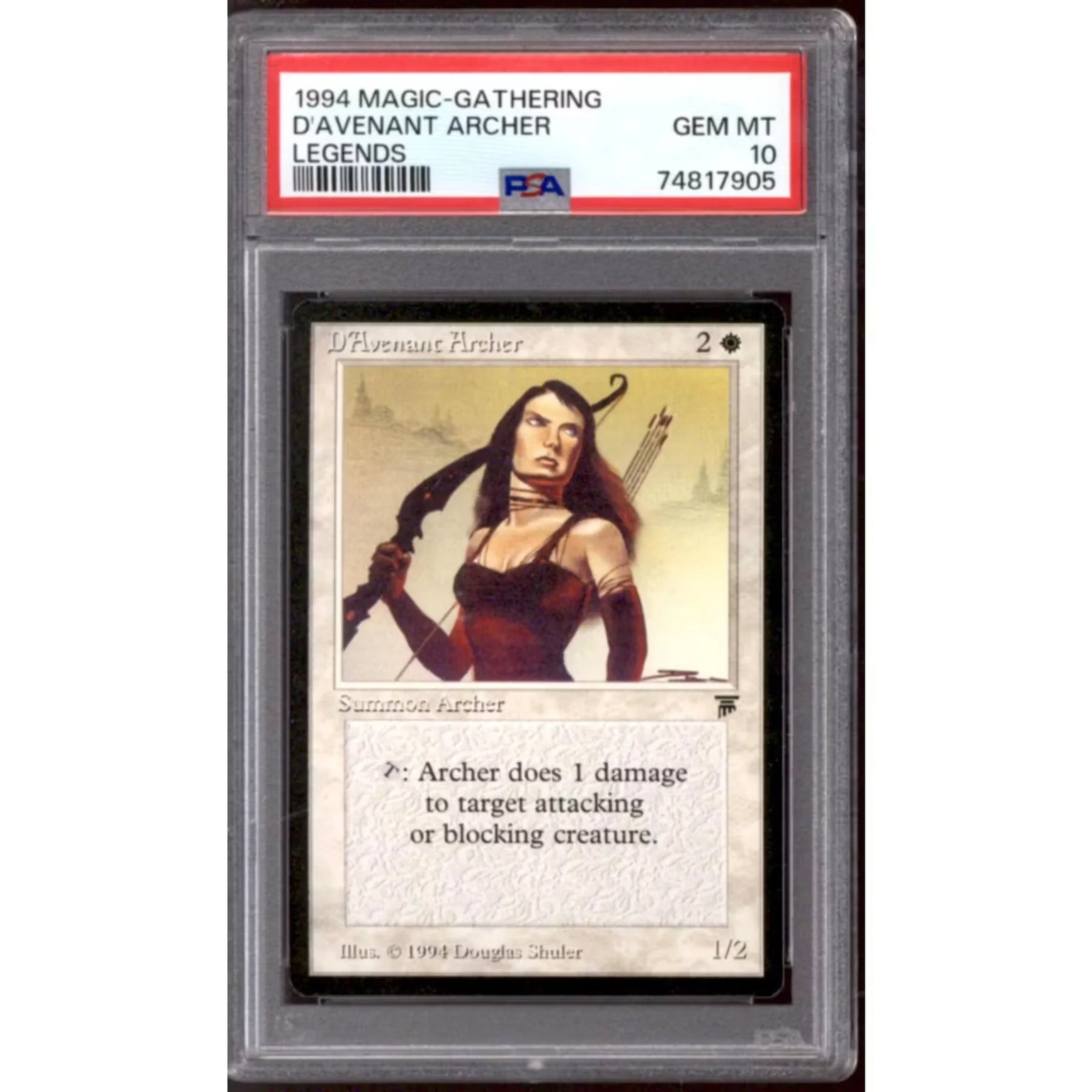 D'Avenant Archer PSA 10 GEM MINT | Magic the Gathering Legends