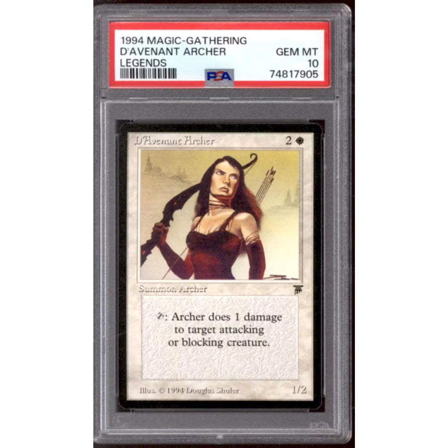 D'Avenant Archer PSA 10 GEM MINT | Magic the Gathering Legends