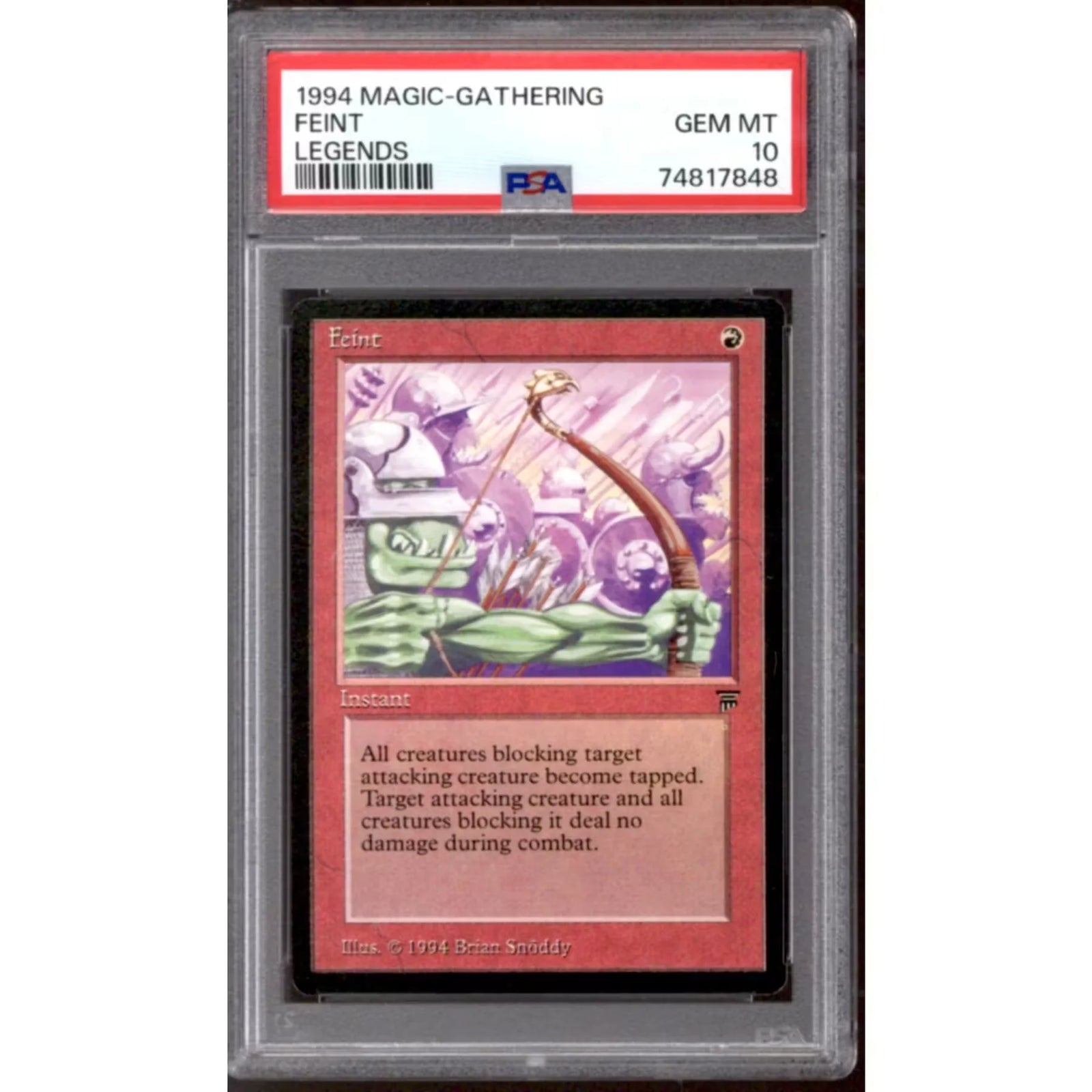 Feint Magic the Gathering Legends | PSA 10 Gem Mint