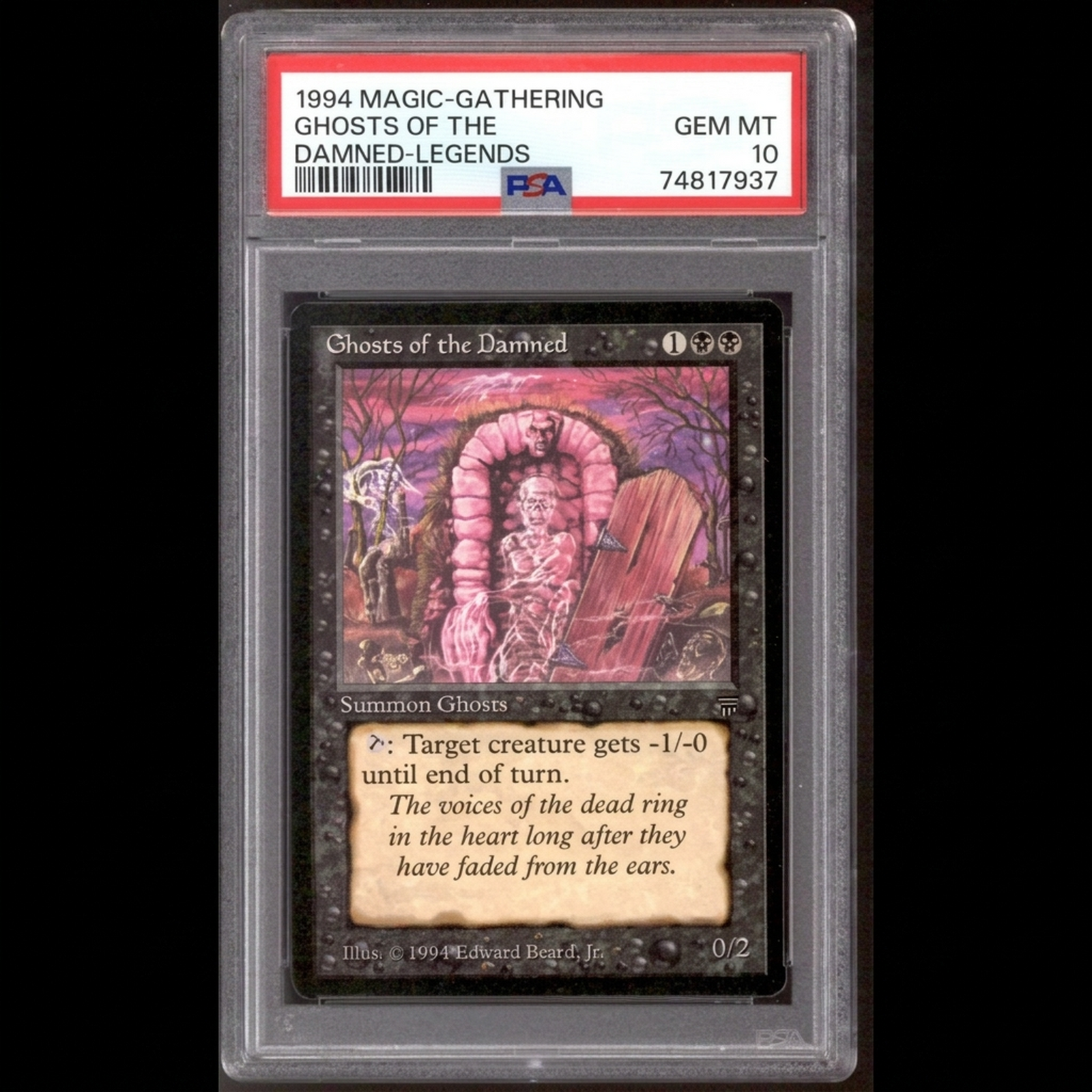 Ghosts of the Damned Magic Legends Card | PSA 10 Gem Mint