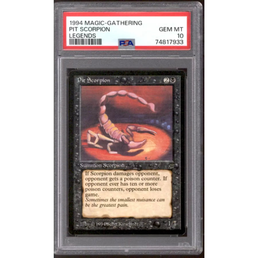 Pit Scorpion Magic the Gathering Legends | PSA 10 GEM MINT